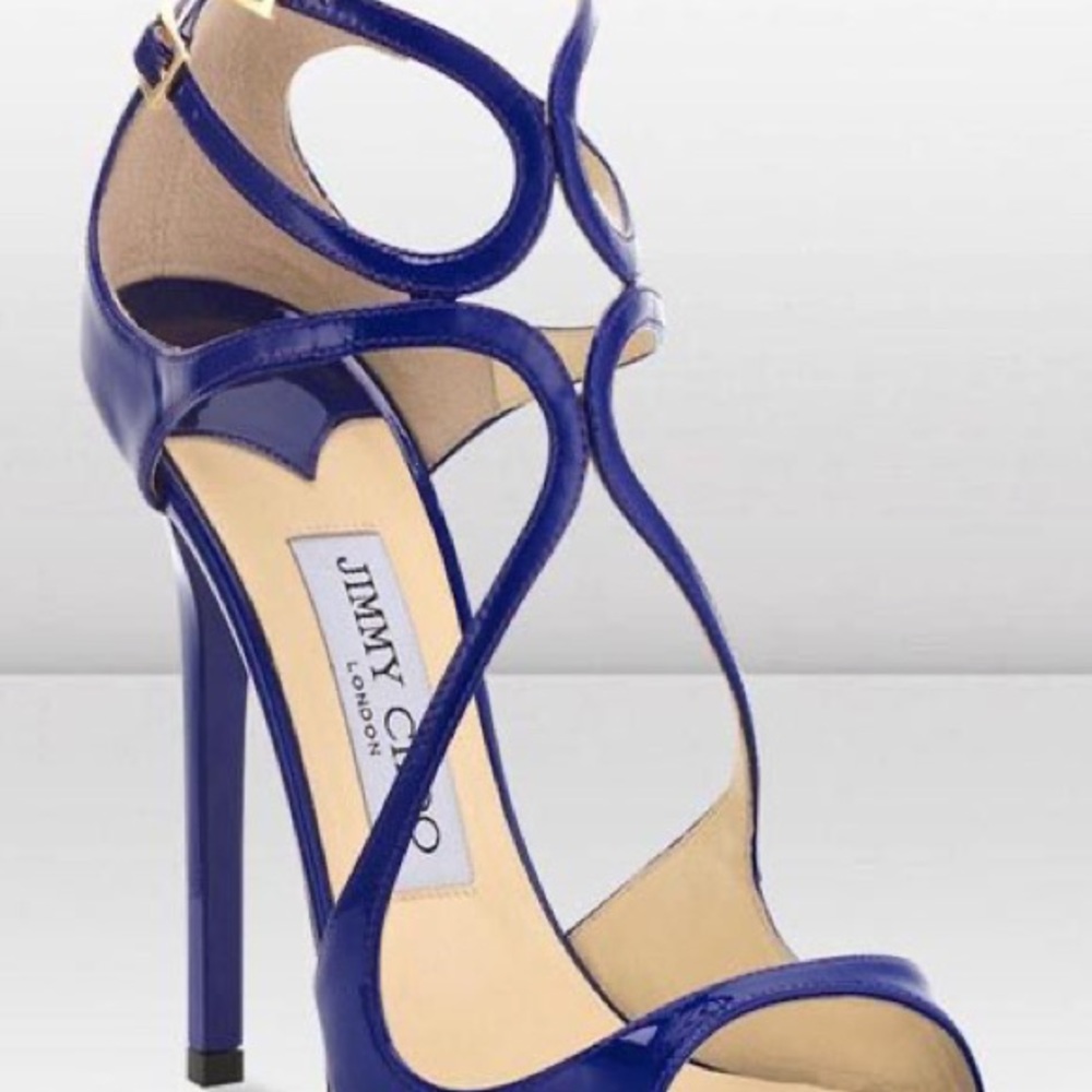jimmy choo Lang heels! Aengan blue